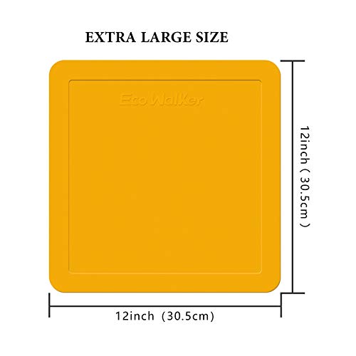 12inch Flat Square Spot Marker Multi-Color Exercise Kids Floor Playmat (12pcs)