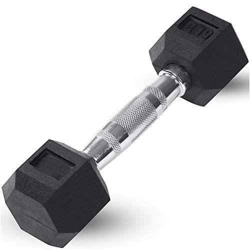 JFIT Rubber Hex Dumbbell