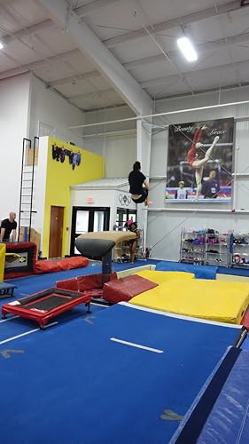 Tumbl Trak Mini Trak, Red - Small Mini Trampoline for Gymnastics, Cheer and Ninja Training
