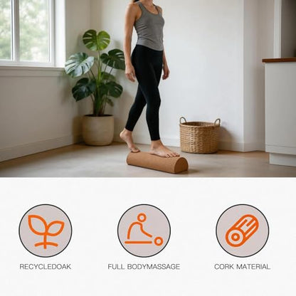 Foot Strengthener, Foot Balance Board, Balance Trainer - Cork Foot Strengthening & Balance Trainer for Stability Training, Home Fitness Equipment