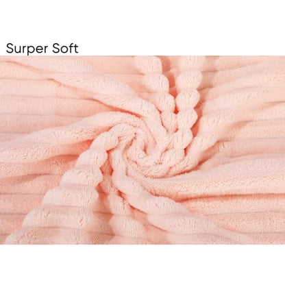 Luxury 4-Piece Quick-Dry Bath Towel Set 27.5X 55 Inches – Ultra Soft Microfiber for Bathroom, Bar, Pool, Gym & Travel – Elegant Twill Design - color: 4pink
