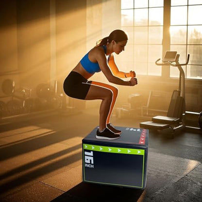 Jump Box – EPE Sponge 40x30x35cm | Plyometric Jump Box | Jumping Box1 | Fitness Training for Strength, Agility, Cross Training, Home Gym, Workout, and Daily Exercise Use