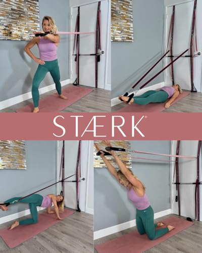 STAERK Pilates Suspension Training System - Premium Resistance Training Kit - At-Home Pilates for Strength & Flexibility - Resistance Bands Set for Home Gym, Travel, and Outdoors - size: Starter Kit