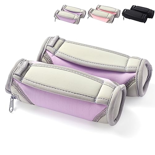 AceSpear Hand Weights for Women Men 1lb 2lbs 3lbs 4lbs Soft Dumbbells of 2, Detachable Walking Weight for Aerobics, Jogging, Running - color: Purple, style: 1 lb x 2