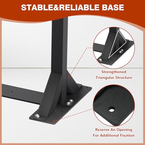 Parallel Bars for Physical Therapy 670LBS Steel Adjustable Height & Width