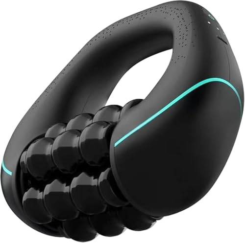Electric Handheld Massage Roller Deep Tissue Percussive Muscle Massager for Legs, Back, Body Portable Rolling Pain Relief Tool for Muscle Soreness & Cellulite Appearance USB Rechargeable