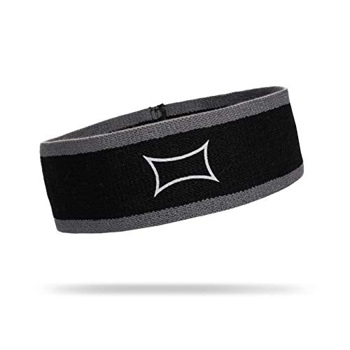 Mark Bell Sling Shot Hip Circle Resistance Bands for Exercising (Level 2) - color: Grey-Black, size: Medium