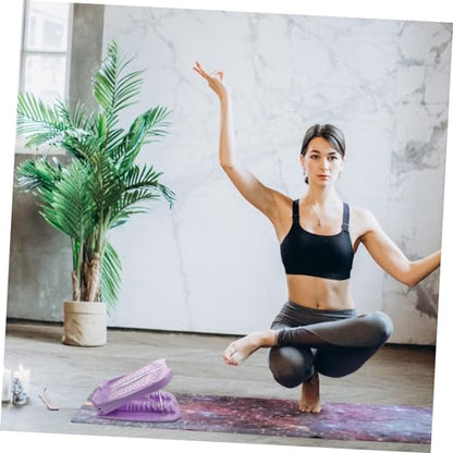 TOYANDONA Folding Stretch Board for Calf Muscle Stretching Sturdy Non-Slip Design Home Exercise Equipment for Physical Therapy and Fitness Enthusiasts