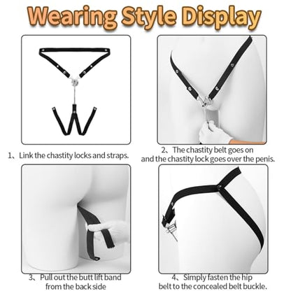 Inverted Suspension Cage Men's Workout Stand with Waist Belt Sports Equipment Stainless Steel Stand for Men's Workouts Ergonomic Metal Frame (B)