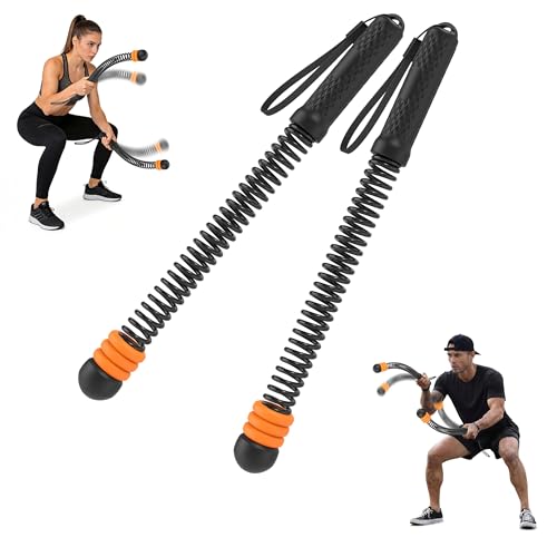 Weighted Ropeless Battle Ropes — 3 Pack Adjustable Portable Ropeless Battle Ropes for Home Gym, Workout Exercise Rope for Low-Impact Workout, HIIT and Low-Impact Aerobic Training for Men & Women