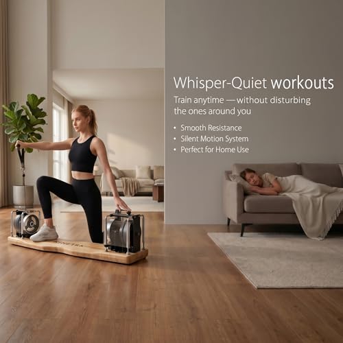 Portable Pilates Reformer Alternative – Adjustable Resistance Bar System for Full-Body Core, Legs & Glutes Training | Pilates Machine for Strength, Posture & Flexibility