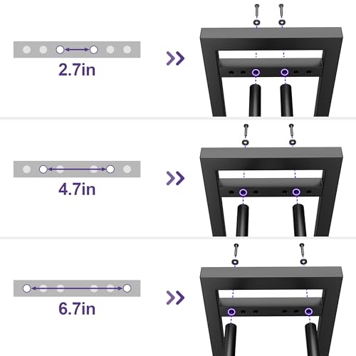 niffgaff 3 Tier Adjustable Dumbbell Rack, Weight Rack for Home Gym, 450 lb Capacity with Extra Storage Hooks