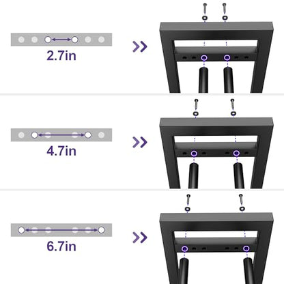 niffgaff 3 Tier Adjustable Dumbbell Rack, Weight Rack for Home Gym, 450 lb Capacity with Extra Storage Hooks