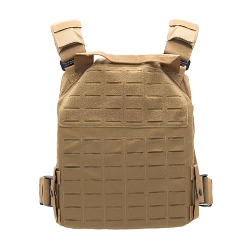 Shellback tactical Physical Fitness Training Vest – Adjustable Weighted Workout Vest for 10x12 Training Plates - color: Coyote