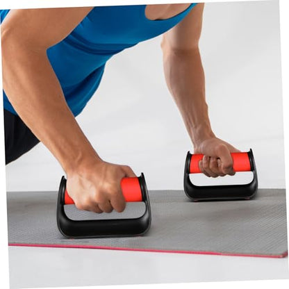 POPETPOP 1 Pair Strength Training Handles with Nonslip Grips for Home Workouts Portable Bars for Floor Exercise Joint Friendly Design for Enhanced Stability and Safety