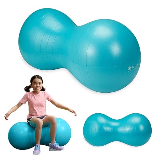 Gaiam Kids Peanut Ball Chair, Flexible Seating for Classroom - color: Teal