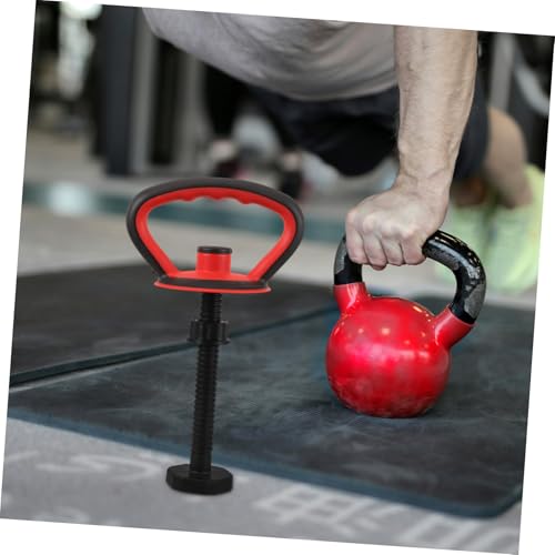 Adjustable Kettlebell Handle for Home Gym Weight Plate Converter for Versatile Strength Training Compact Design for Easy Storage and Multi Exercise Capability