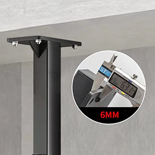 Wall Mount Pull Up Bar, Joist Beam Rafter Mount Pull-up Bar, Ceiling Mounted Chin Up Bar for Home Gym with Punching Bag Hanger - color: Black2
