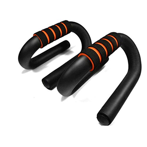 Steel Push Up Bars - Pushup Stands Handles for Home Floor and Yoga Athletics Exercise Equipment with Foam Padded Grips