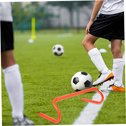 VICASKY 15cm High Portable Training Hurdles Mini Hurdle Set for Boys and Girls Agility Training Equipment for Soccer Basketball and Track Drills