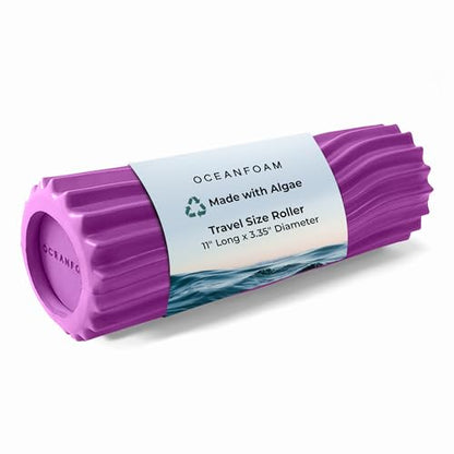 Oceanfoam Ripple Roller - Small Foam Roller for Physical Therapy (Magenta) - color: Magenta