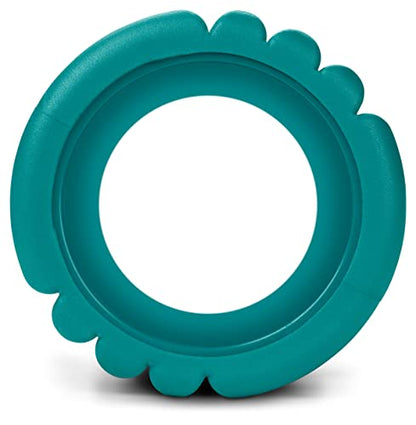 TriggerPoint Grid 1.0 Foam Roller - 13" Multi-Density Massage Roller for Deep Tissue & Muscle Recovery - Relieves Tight, Sore Muscles & Kinks, Improves Mobility & Circulation - Targets Key Body Parts - color: Teal