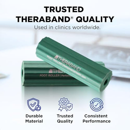 THERABAND Foot Roller for Foot Pain Relief, Massage Ball Roller for Arch Pain, Plantar Fasciitis Treatment, Heel Spurs Reliever, Tired Feet