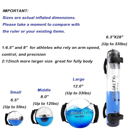 Aqua Bag-Water Weights Bag for Arm-Shoulder-Full Body Workout