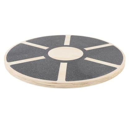 Wooden Balance Board, Anti Slip Stability Trainer for Core Strength Mobility Training with Textured Surface for Adults Youth Home Gym Physical Therapy