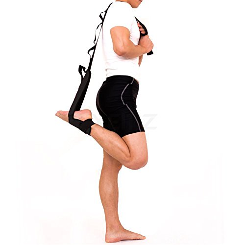 Yoga Stretch Strap, Physical Therapy Belt with Loops, Adjustable Hamstring Leg Stretcher Bands, Fitness Flexibility Stretching Recovery Ropes, for Rehab Workout Pilates Dance Gymnastics