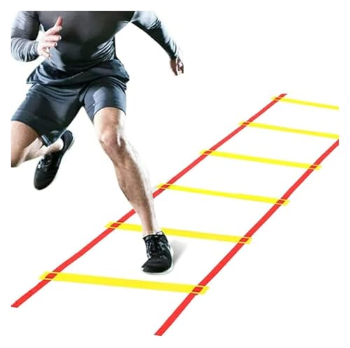 Agility Ladder, Speed Ladder, Cones Football Training Equipment, Speed Agility Set, for Indoor/Outdoor - size: 6m