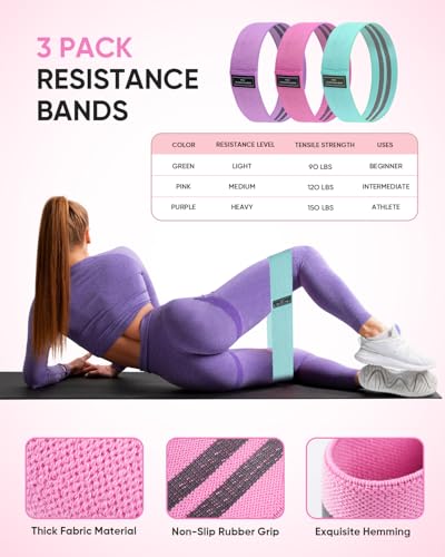 Home Pilates Kit, Pilates Essentials Kit for Women, Pilates Equipment Set with Pilates Ring, Resistance Bands & Accessories, Guides, Pilates Ring and Ball Set for Starters Home Workouts