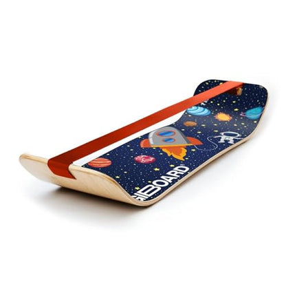 GIBBON SlackBoard, Balance Board Kids & Adults, Slackline Balance Trainer - color: Astro - 1 Line