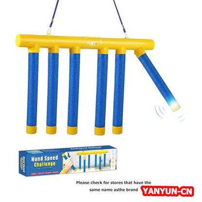 2026 Upgrade Reflex Challenge Game,Throwing Stick Game,Hand Eye Coordination Training Toy,Hand Challenge,Adjustable Speed Catching for All Ages