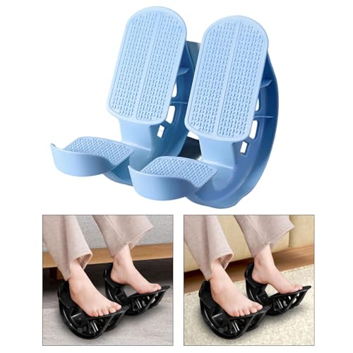 Colaxi 2Pcs Foot Rocker Calf Stretcher Non Slip Portable Fitness Pedal Foot Tilting Stretching Tool for Balance Exercise Flexibility - color: Blue