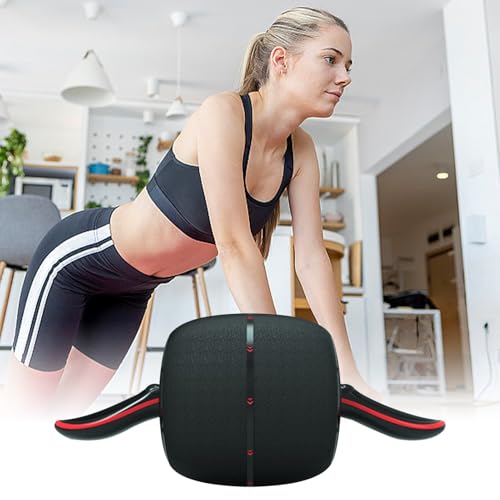 Abs Roller Wheel - Ab Exercise, Core Trainer | Automatic Rebound Fitness Gear for Strengthening Muscles Workout Equipment Quiet Home Gym for Men Women Upper Body Shaping Tone Balance Stability