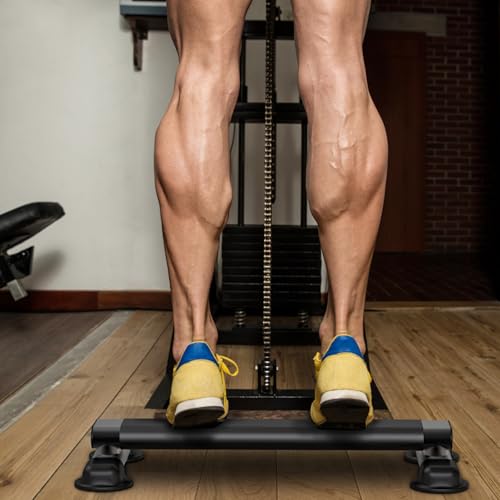 Kipika Versatile Calf Raise Bar - Heavy Duty Steel Standing Calf Raise Machine for Home Gym, Anti-Slip Design - Perfect for Calf Raises, Squats, Foot Stretches & Dip Exercises - Supports up to 800lbs