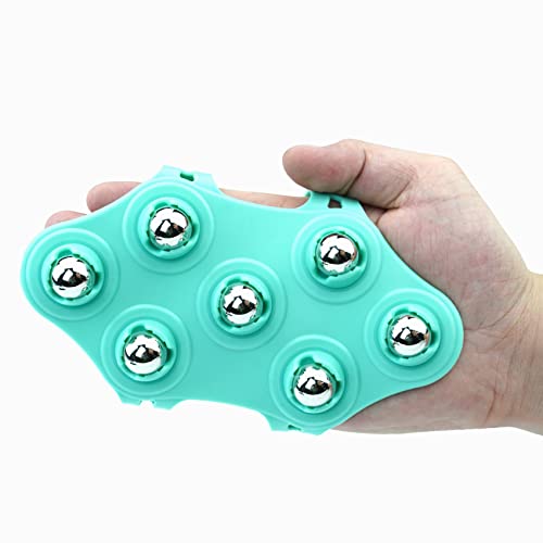Massage Ball, Roller, Hand Held Massager, Therapy Ball, Back Massager, Trigger Point Ball, Foot Massage Ball, Green - color: Green