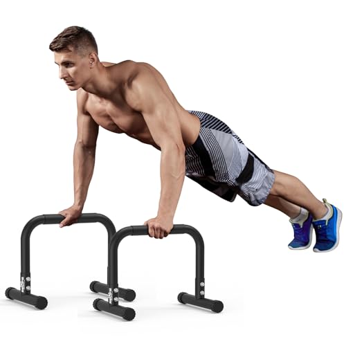 RELIFE REBUILD YOUR LIFE Dip Bar for Home Gym Training 400LBS Parallel Bars - color: Black-03