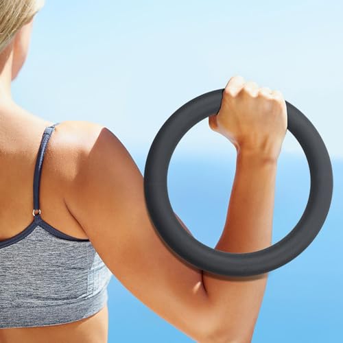 Menolana Weight Weighted Circle Workout Equipment Professional, 5lb, for Home Fitness Strength Training Yoga Exercise - color: Black
