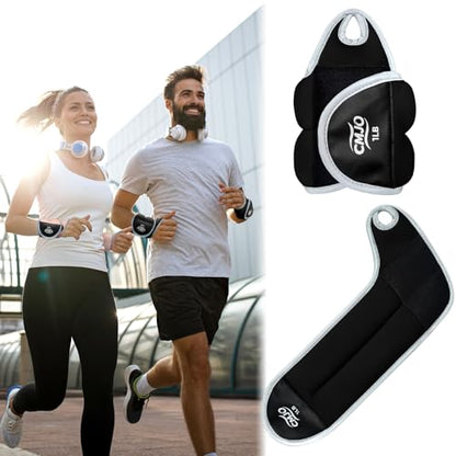 Weighted Gloves - Wrist Weights with Thumb Loops for Women, 0.5lb*2 1lb*2 2lbs*2 Set, Arm/Hand Weights for Running Walking Pilates Yoga