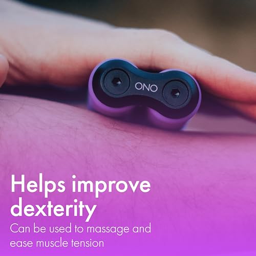 ONO Roller - Handheld Fidget Toy for Adults | Help Relieve Stress, Anxiety, Tension | Promotes Focus, Clarity | Compact, Portable Design (Purple, Full Size - ABS Plastic) - size: Full Size, style: ABS Plastic - Purple