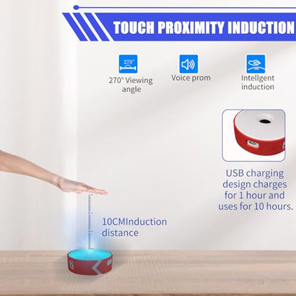 6Pcs/Pk Agile Reaction Training Lamp Set, Reaction Training Light Speed Agile Reaction Light Equipment Quick Response Training Lights Sports Reaction Lights Enhancing Speed and Agility Tools