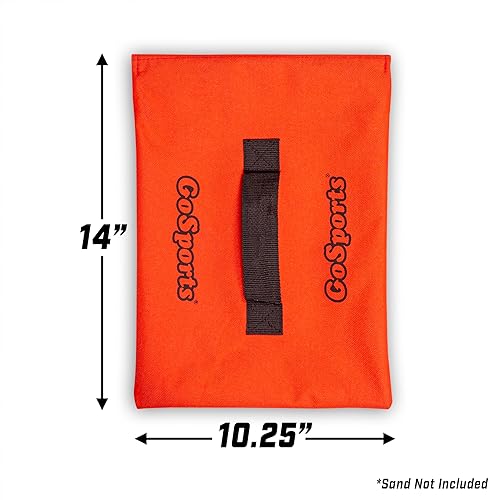 GoSports Sports Net Sandbags Set of 4 Weighted Anchors for Baseball Nets, Soccer Goals, Golf Nets, Football Nets, Hockey Nets and More