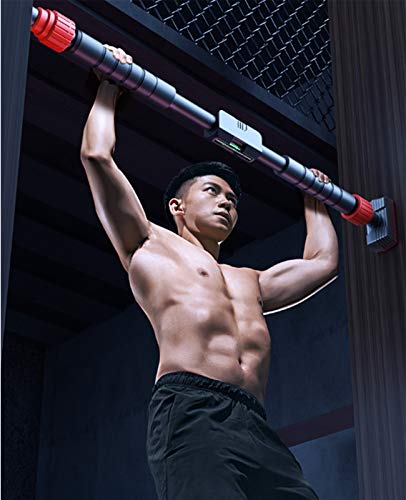 Chin Up Bar Pull-Up Bar On The Doorway, No Screws Wall-Mounted Fitness Bar, 70-140Cm Adjustable, Safe Load-Bearing 300Kg