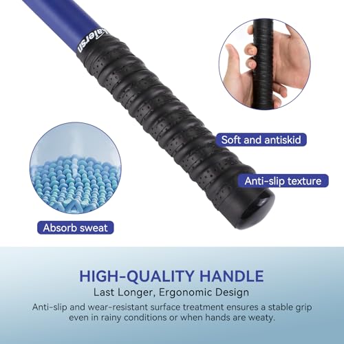 MIKOSI Golf Grip Trainer, EVA Foam Golf Swing Trainer Warm-Up Stick for Strength Grip Tempo & Flexibility Training, Indoor Outdoor Safe Golf Training Aid for Beginners & All Levels