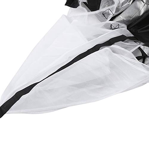 Football Training Ladder Disc Parachute Set 6m 12 Knots - Agility Equipment for Soccer Basketball Speed Training with Cones Resistance Chute