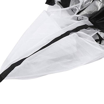 Football Training Ladder Disc Parachute Set 6m 12 Knots - Agility Equipment for Soccer Basketball Speed Training with Cones Resistance Chute