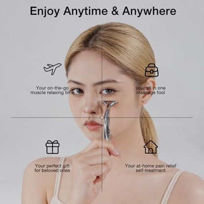 All in 1 Trigger Point Massage Tool TMJ Tension Relif Face Gua Sha