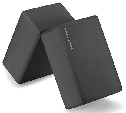 Fitvids Set of 2 High Density Premium - EVA Yoga Blocks, 9"x6"x4" Each